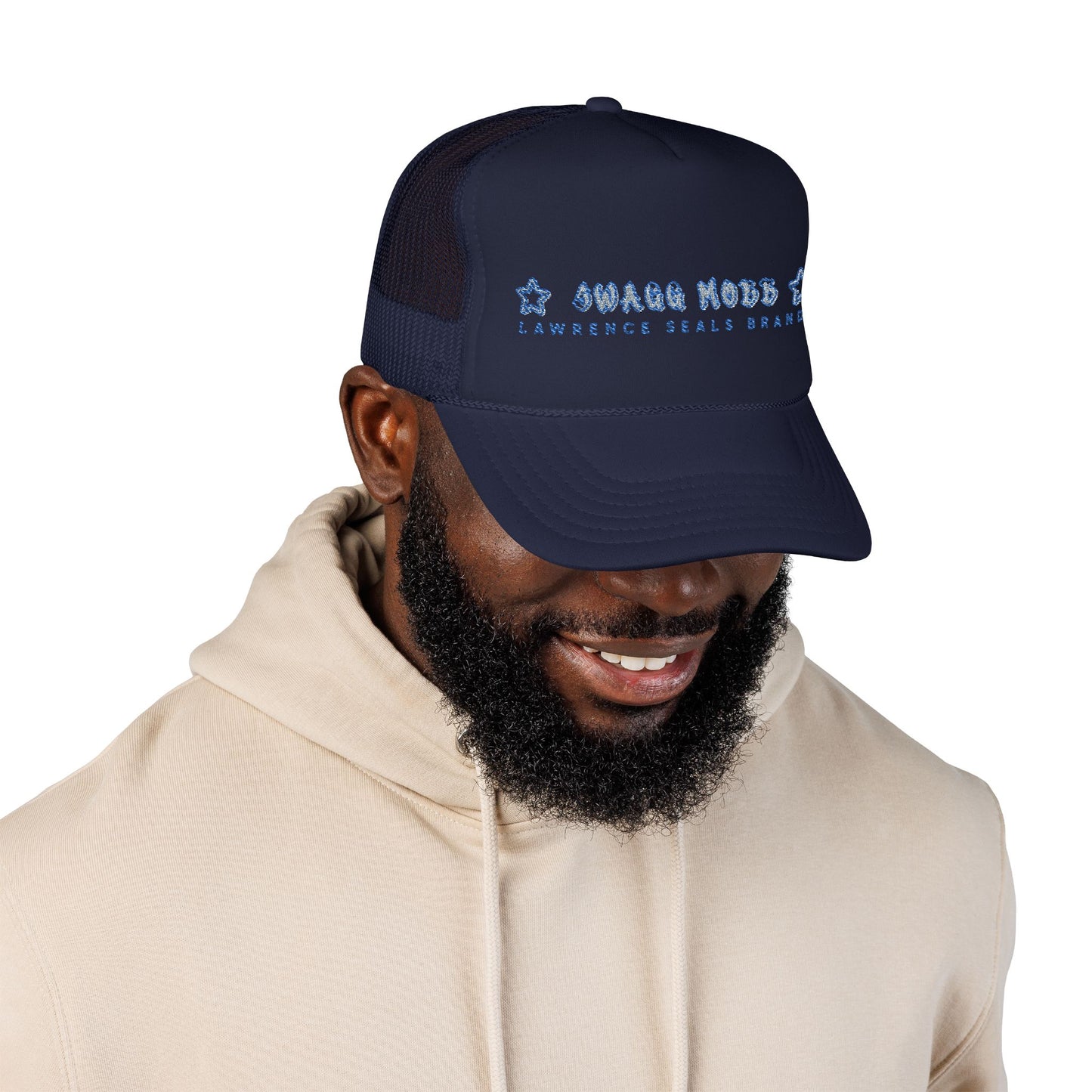 Embroidered Foam Trucker Hat - Shwag Mobs