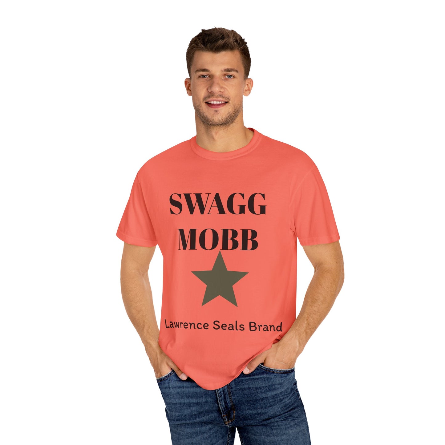 Stylish SWAGG 10BB Unisex Garment-Dyed T-Shirt, Casual Wear, Streetwear, Gift for Him/Her, Comfortable Everyday Tee