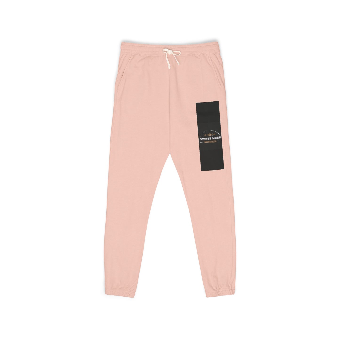 Fleece Sweatpants — Rustic Patch 'Coastal Riders' Graphic