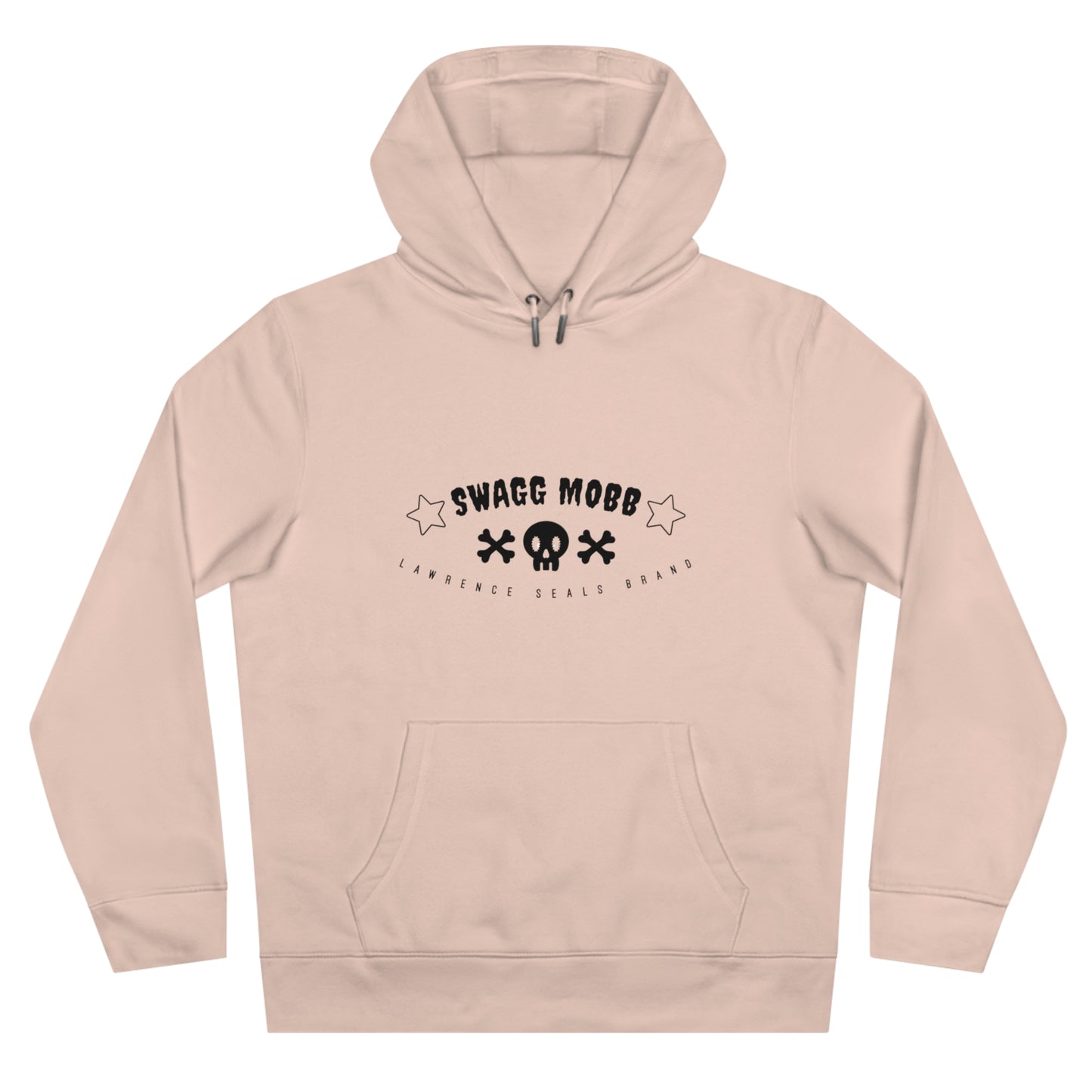 King Hooded Sweatshirt — 'SWAGG MOBB' Streetwear Hoodie with Skull & Crossbones Graphic