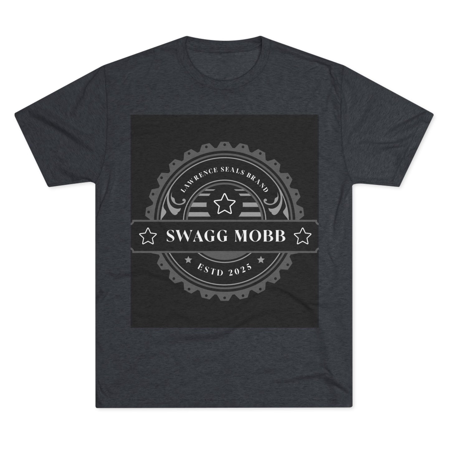Swagg Mobb Logo Tee — Vintage Badge Graphic T-Shirt