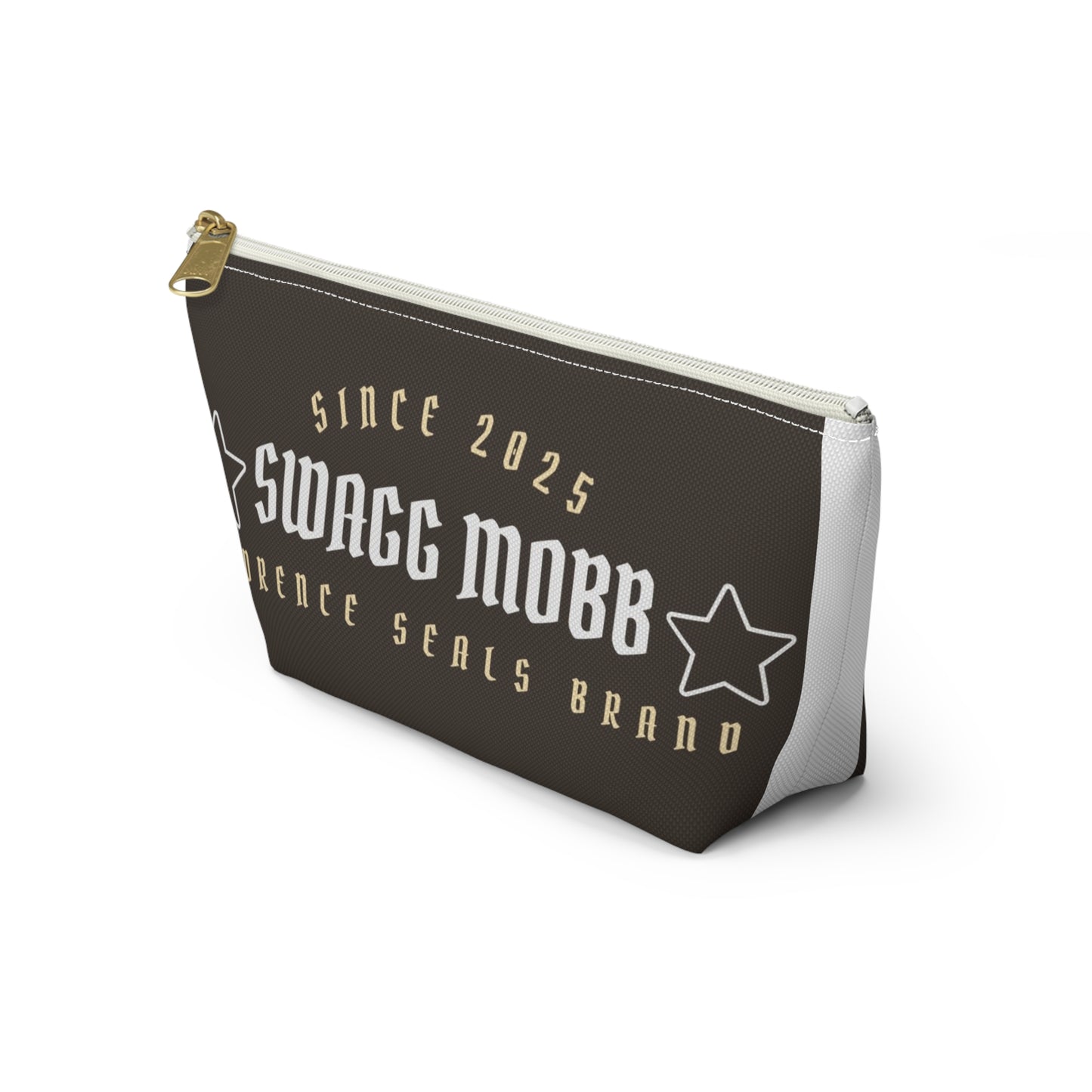 Chic T-bottom Accessory Pouch, Stylish Makeup Bag, Travel Organizer, Gift for Her, Eco-friendly Essentials Case