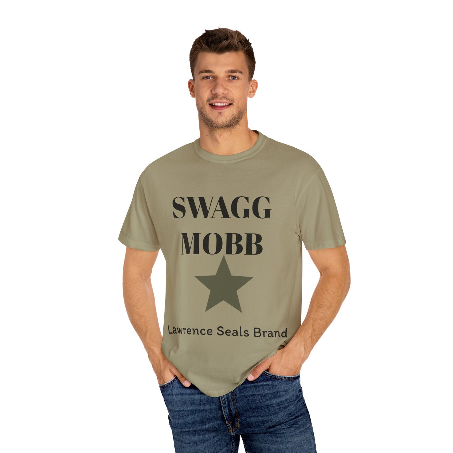 Stylish SWAGG 10BB Unisex Garment-Dyed T-Shirt, Casual Wear, Streetwear, Gift for Him/Her, Comfortable Everyday Tee