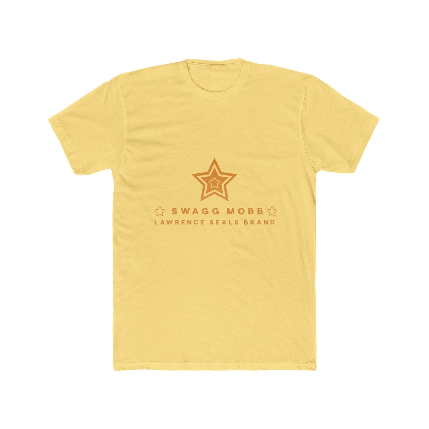 Swagg Mobb Star Logo Tee — 'Swagg Mobb Lawrence Seals Brand' Crewneck T-Shirt