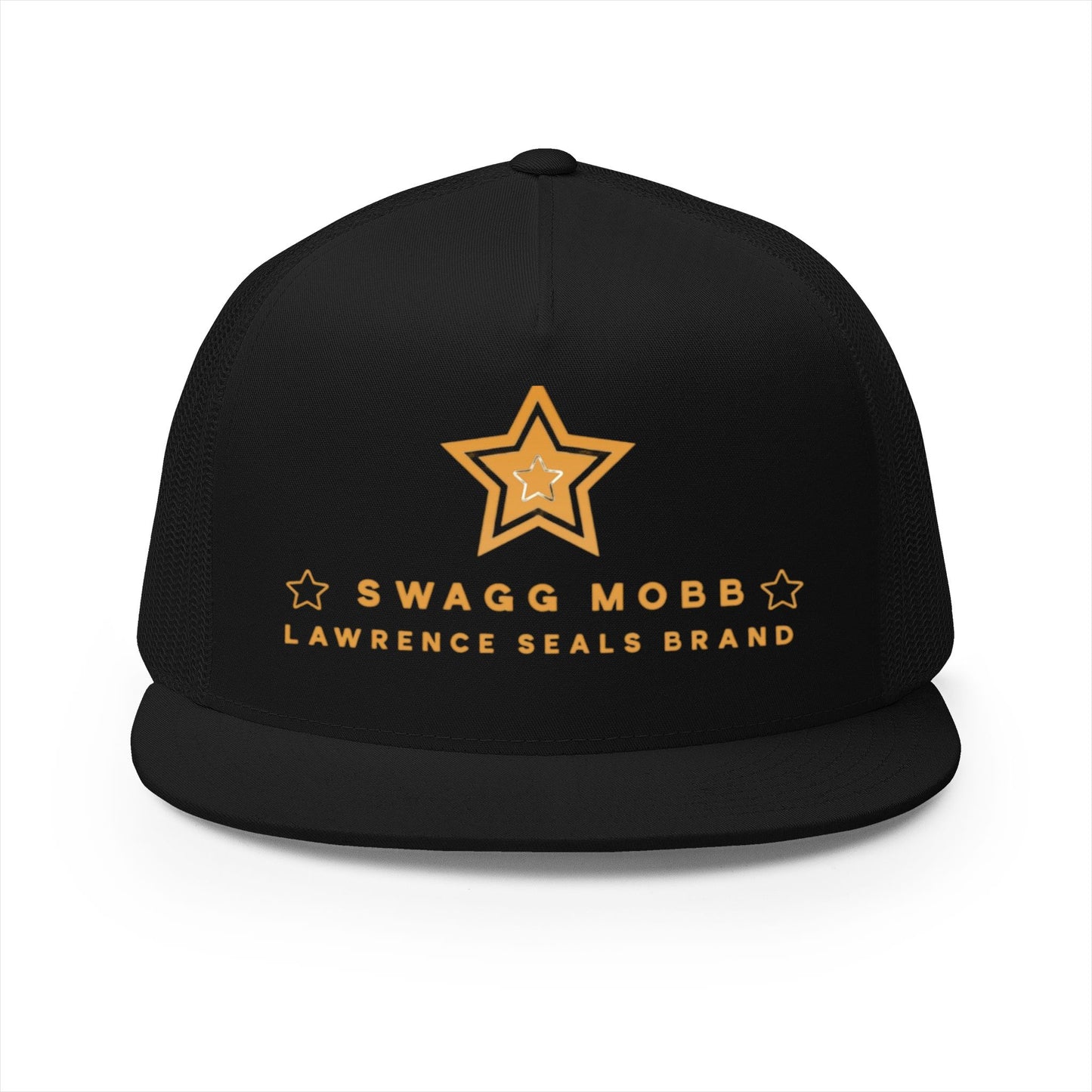 Swagg Mobb Trucker Cap – Lawrence Seals Brand Star Logo
