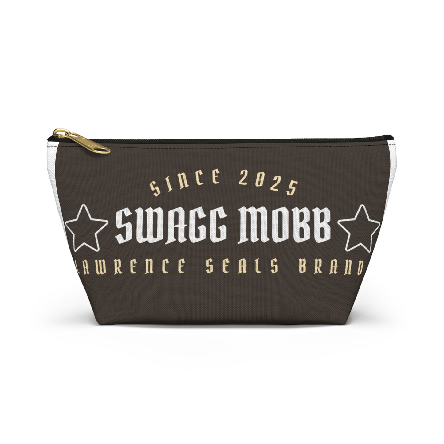 Chic T-bottom Accessory Pouch, Stylish Makeup Bag, Travel Organizer, Gift for Her, Eco-friendly Essentials Case