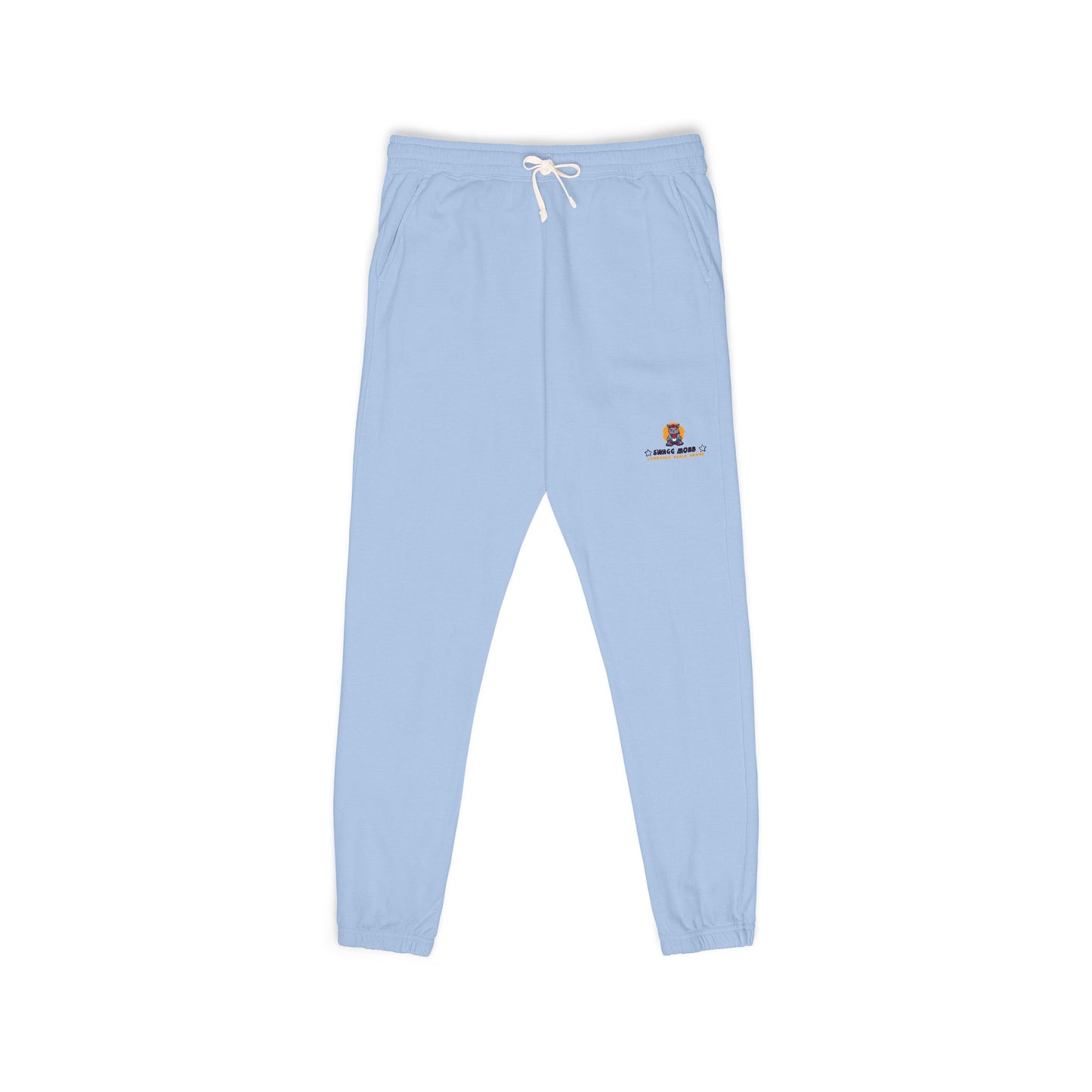 Comfortable Unisex Garment-Dyed Fleece Sweatpants with Casual Style