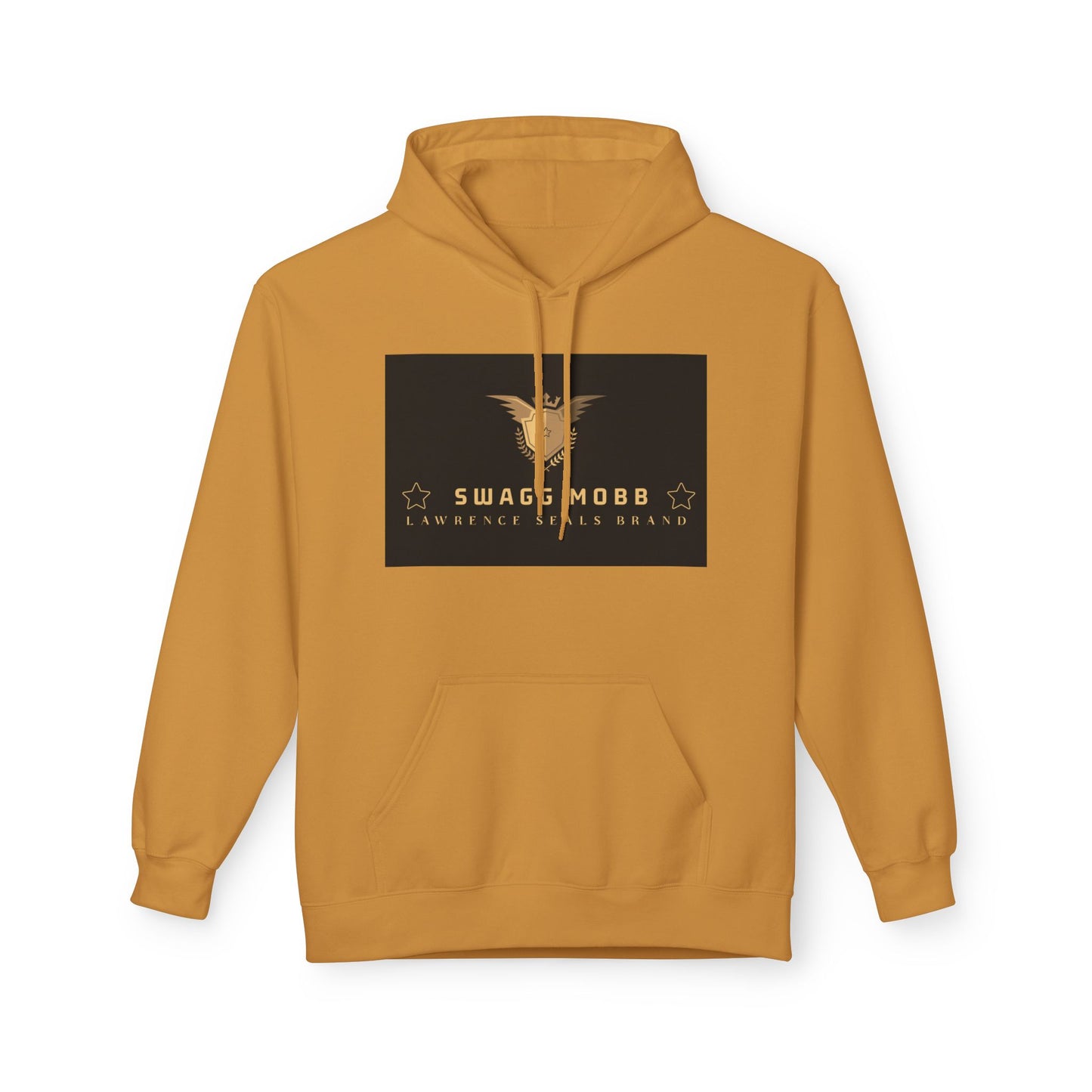 Hoodie - Swagg Mobb Gold Eagle Logo Pullover