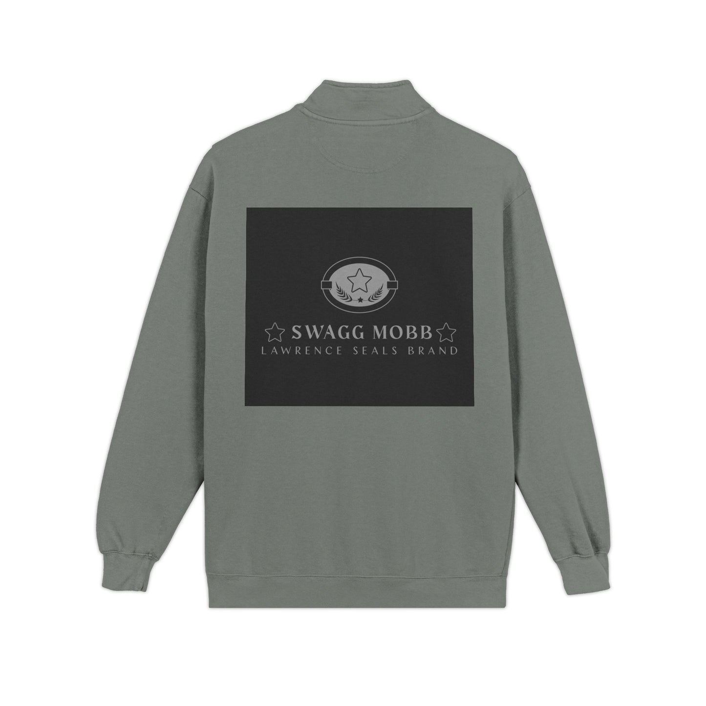 Quarter-Zip Sweatshirt — Vintage Crest "Always Forward" Chest Logo