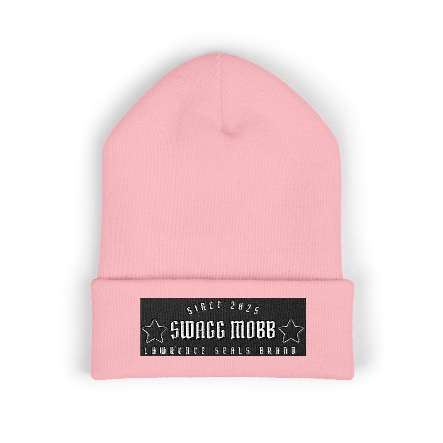 Classic Cuffed Beanie with Embroidered Design - Trendy Winter Hat, Gift for Him/Her, Cozy Accessories, Streetwear Style