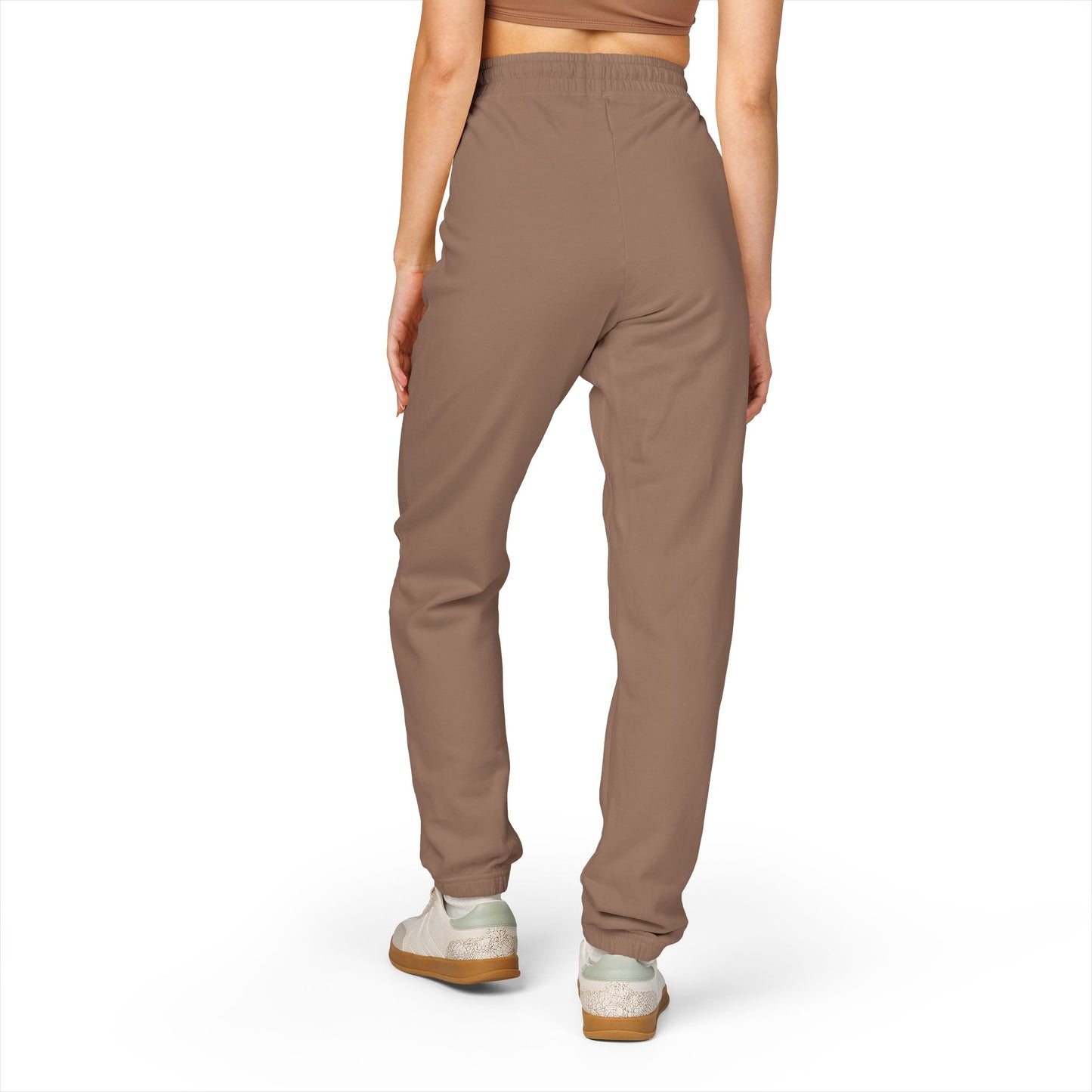 Fleece Sweatpants — Rustic Patch 'Coastal Riders' Graphic
