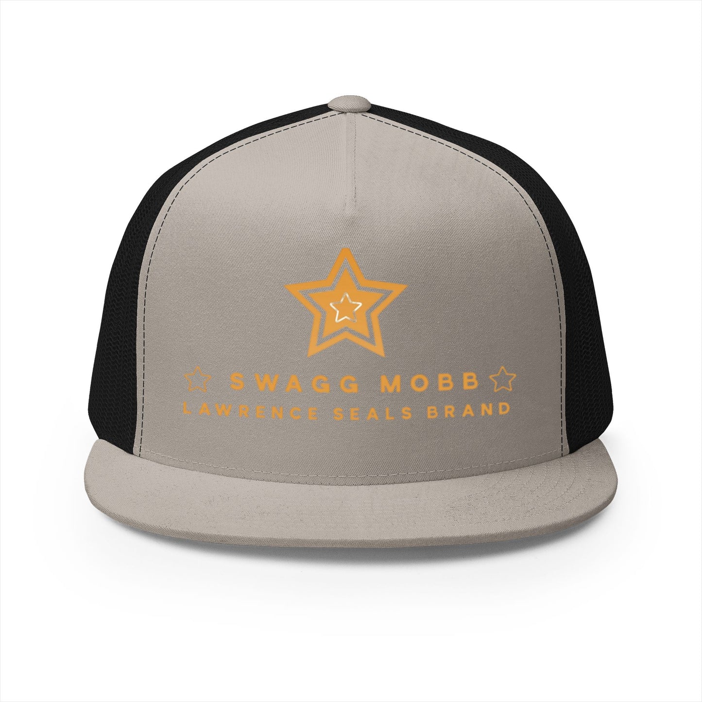 Swagg Mobb Trucker Cap – Lawrence Seals Brand Star Logo