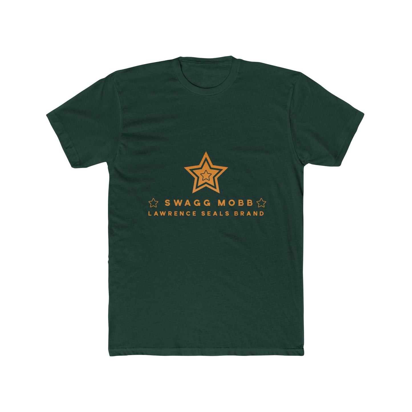 Swagg Mobb Star Logo Tee — 'Swagg Mobb Lawrence Seals Brand' Crewneck T-Shirt
