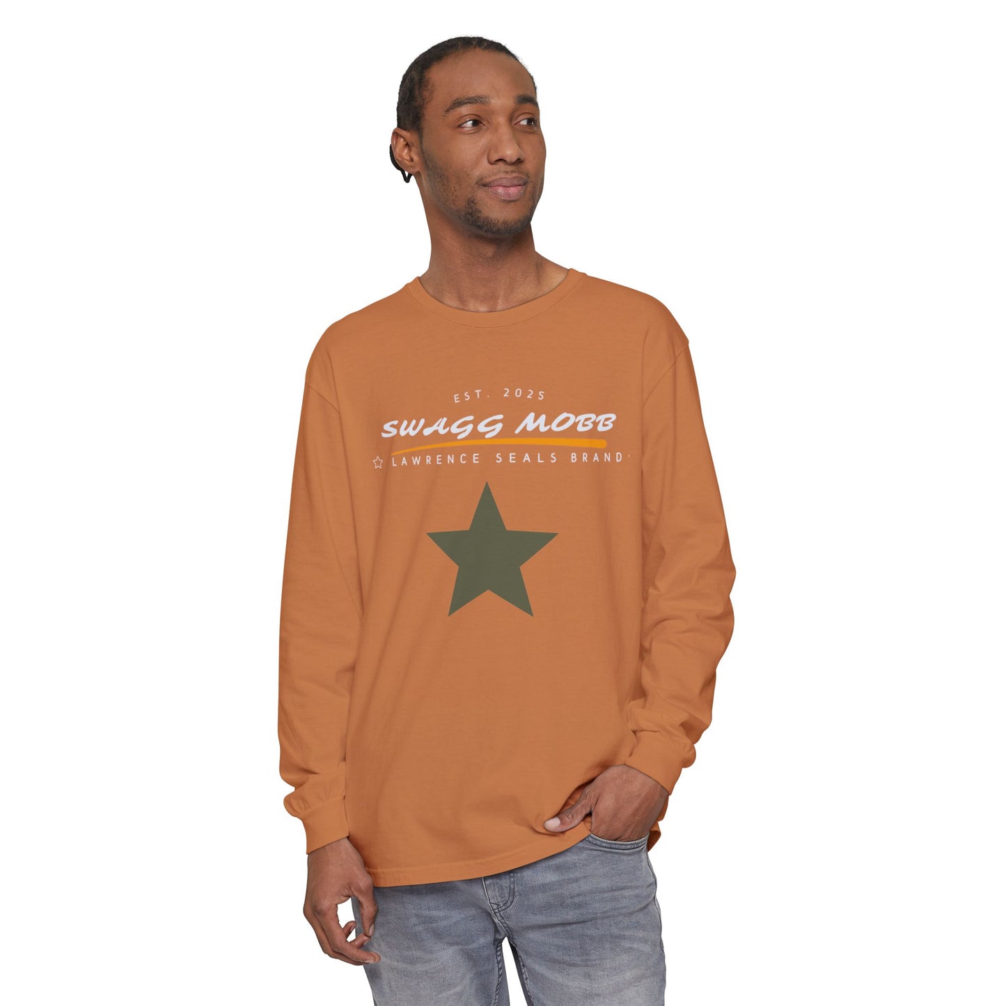 Unisex Garment-dyed Long Sleeve T-Shirt