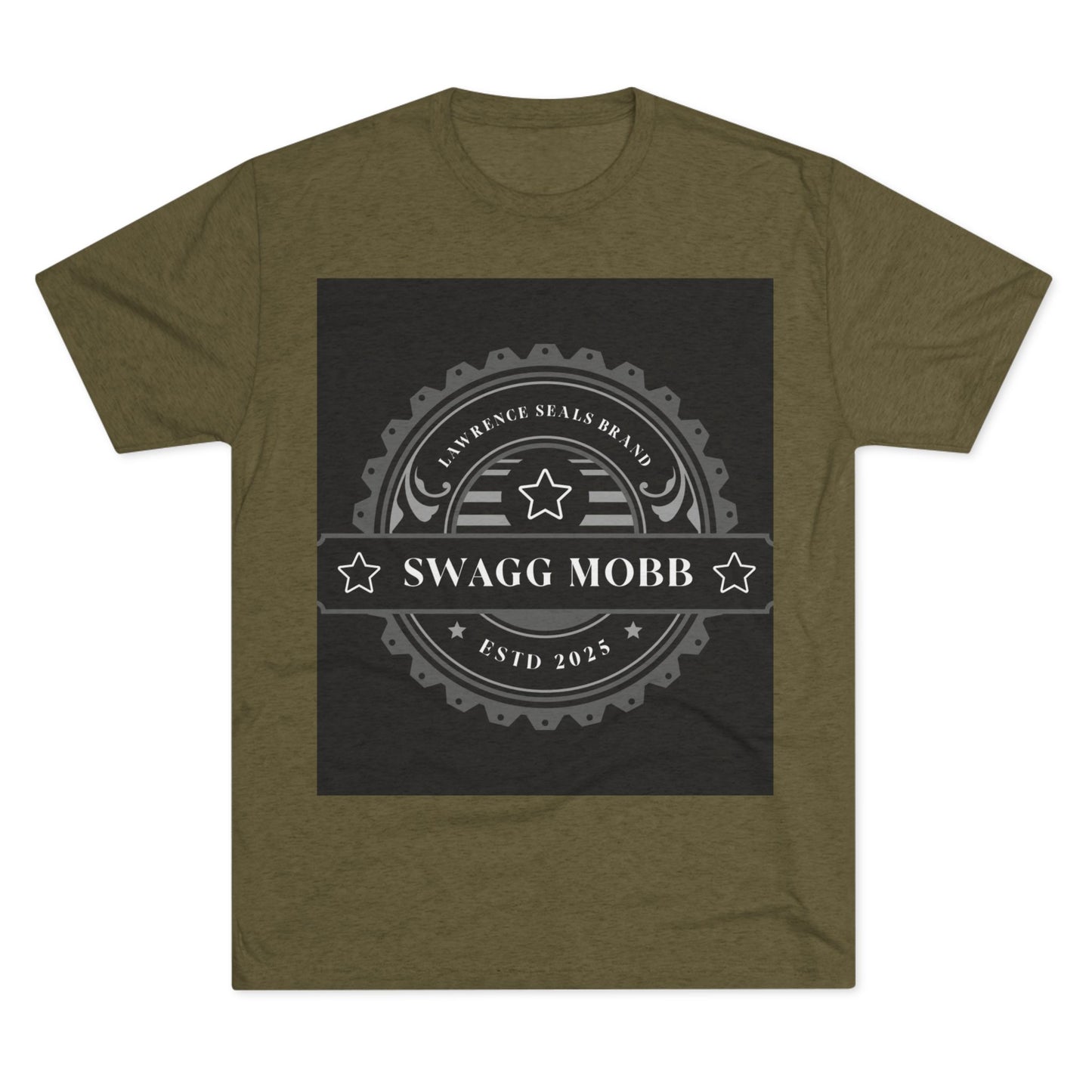 Swagg Mobb Logo Tee — Vintage Badge Graphic T-Shirt