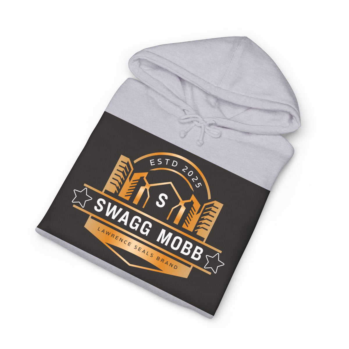 Swagg Mobb Crest Hoodie — Vintage Urban Logo Pullover