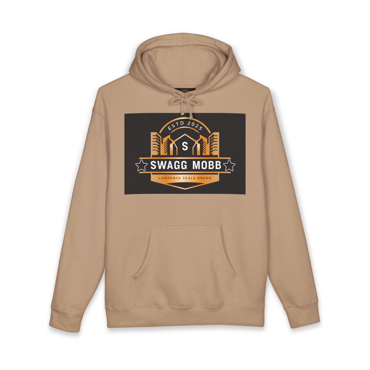 Swagg Mobb Crest Hoodie — Vintage Urban Logo Pullover