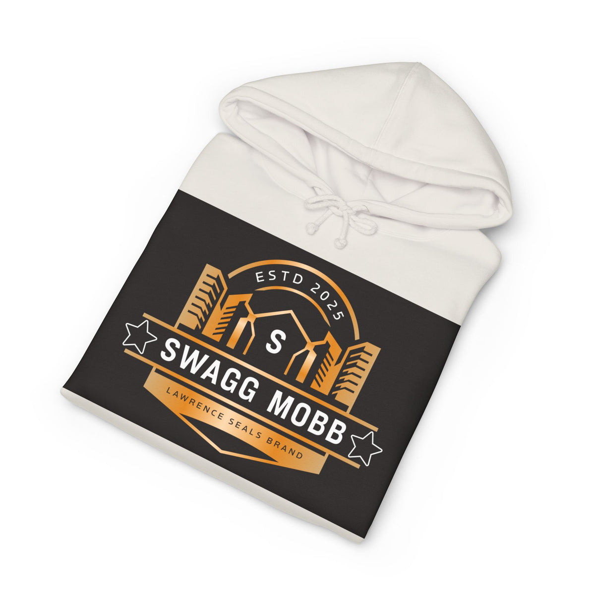 Swagg Mobb Crest Hoodie — Vintage Urban Logo Pullover