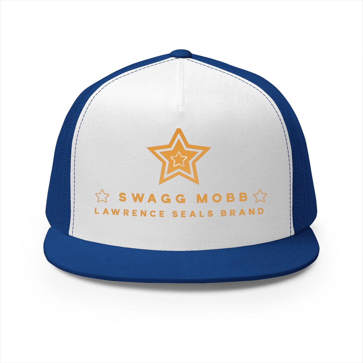 Swagg Mobb Trucker Cap – Lawrence Seals Brand Star Logo