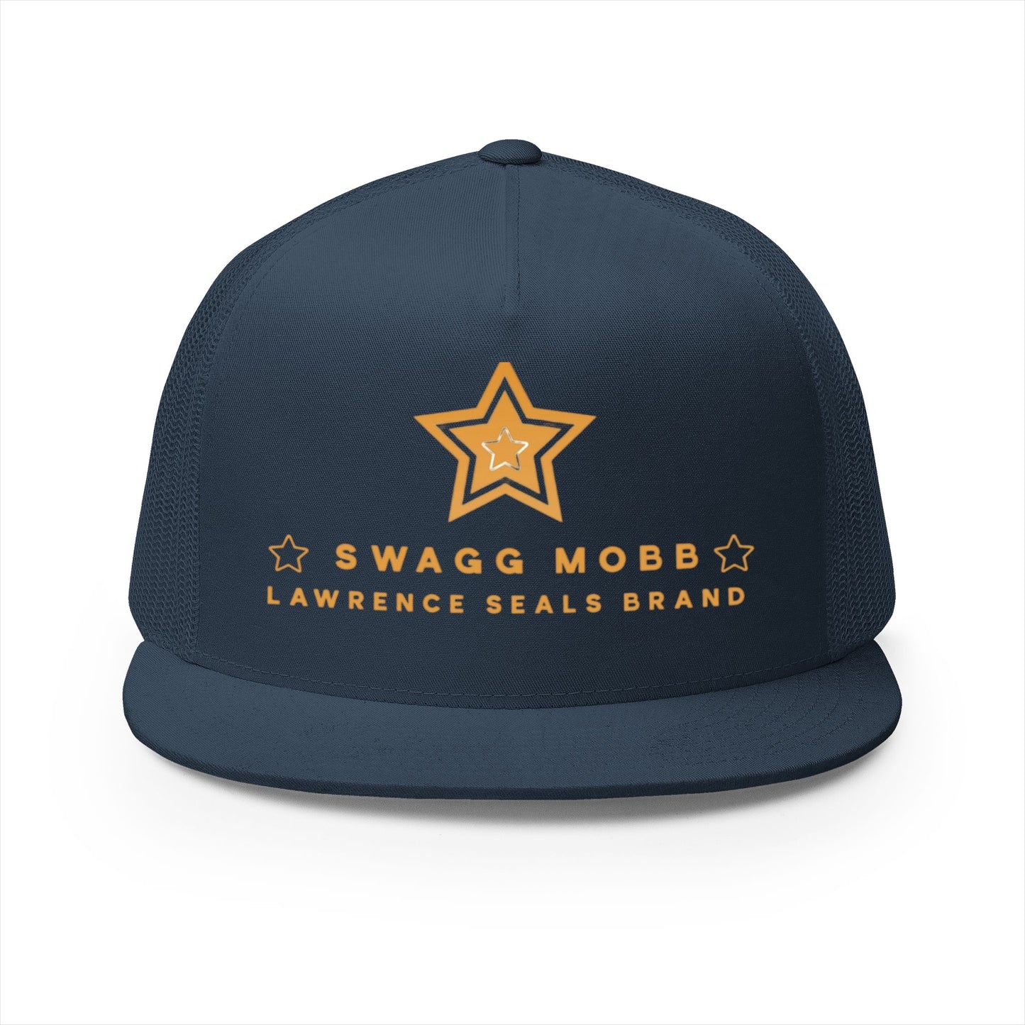 Swagg Mobb Trucker Cap – Lawrence Seals Brand Star Logo
