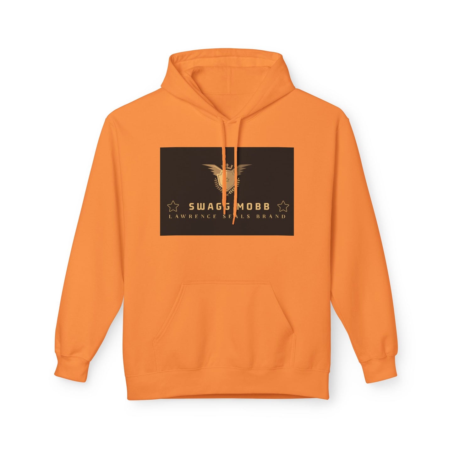 Hoodie - Swagg Mobb Gold Eagle Logo Pullover