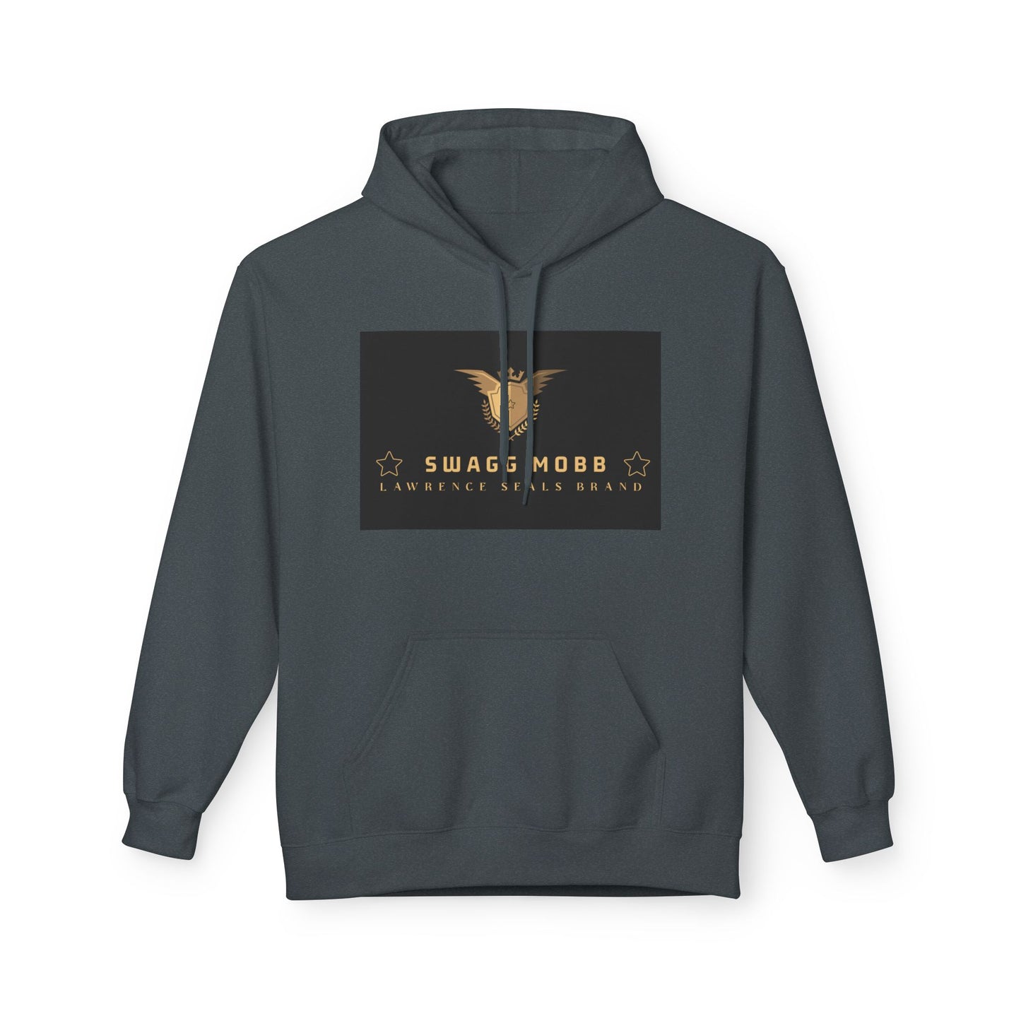 Hoodie - Swagg Mobb Gold Eagle Logo Pullover