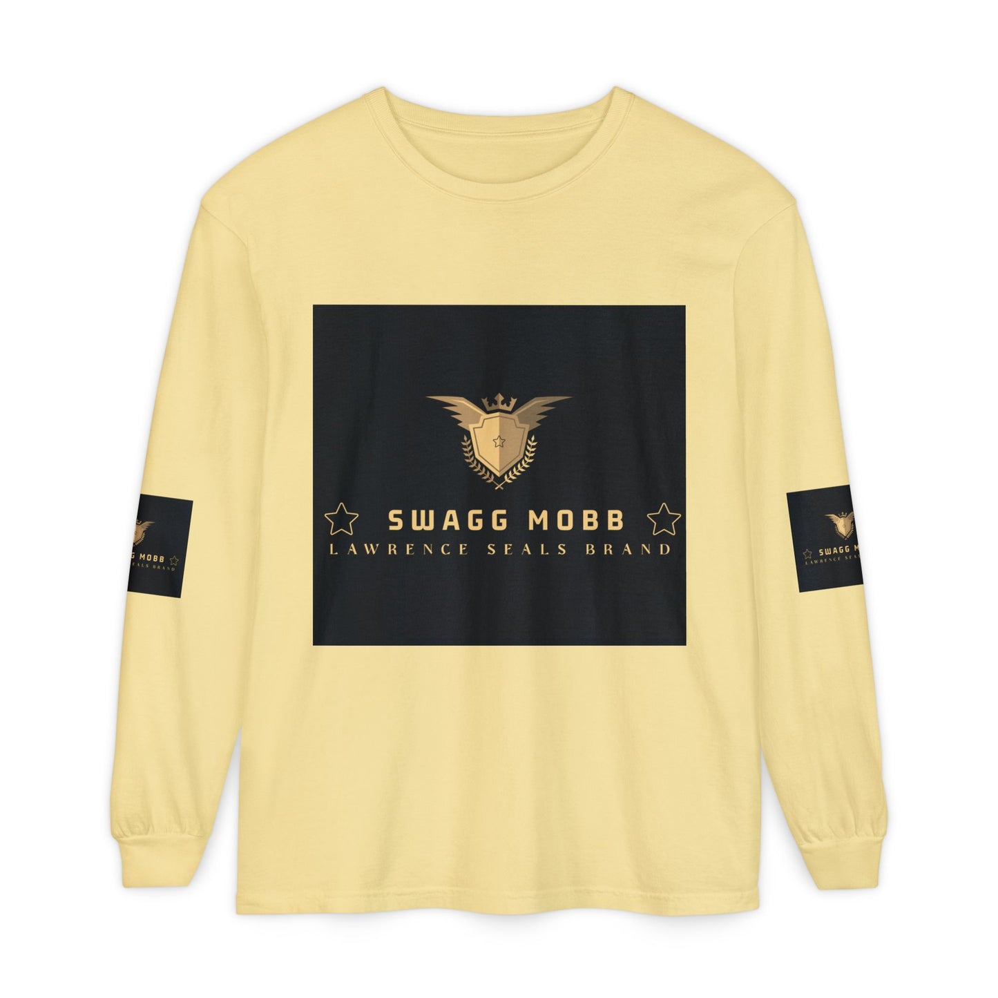 Swagg Mobb Eagle Logo Long Sleeve T-Shirt