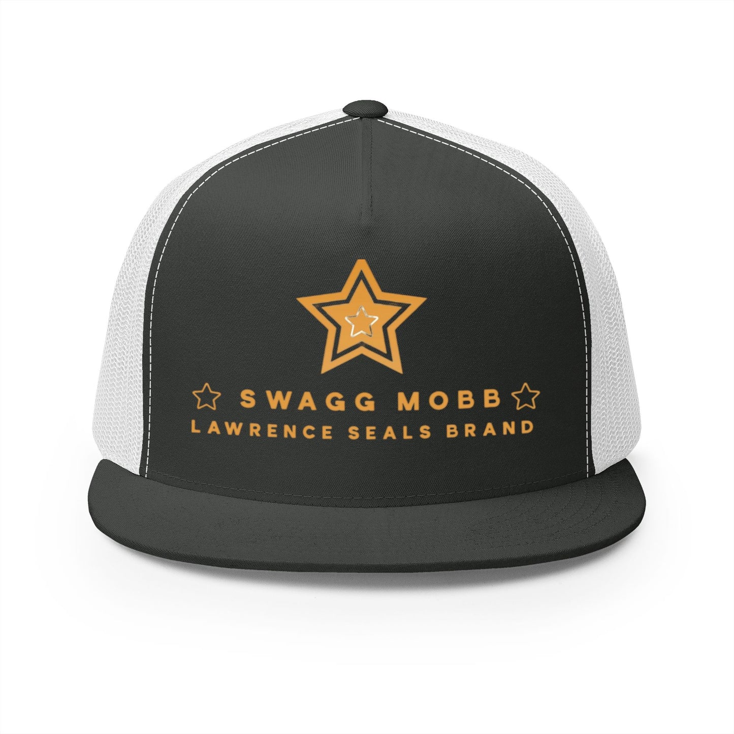 Swagg Mobb Trucker Cap – Lawrence Seals Brand Star Logo