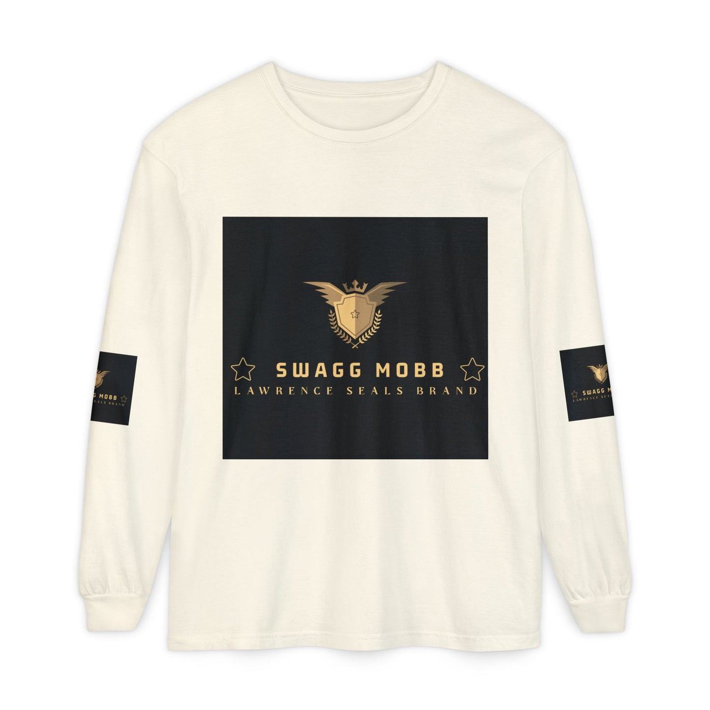 Swagg Mobb Eagle Logo Long Sleeve T-Shirt