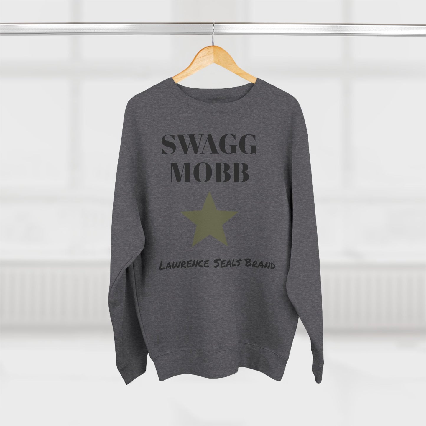 Trendy Unisex Crewneck Sweatshirt - SWAGG MOBB - Casual Style, Gift for Friends, Streetwear, Everyday Wear, Fashion Enthusiast