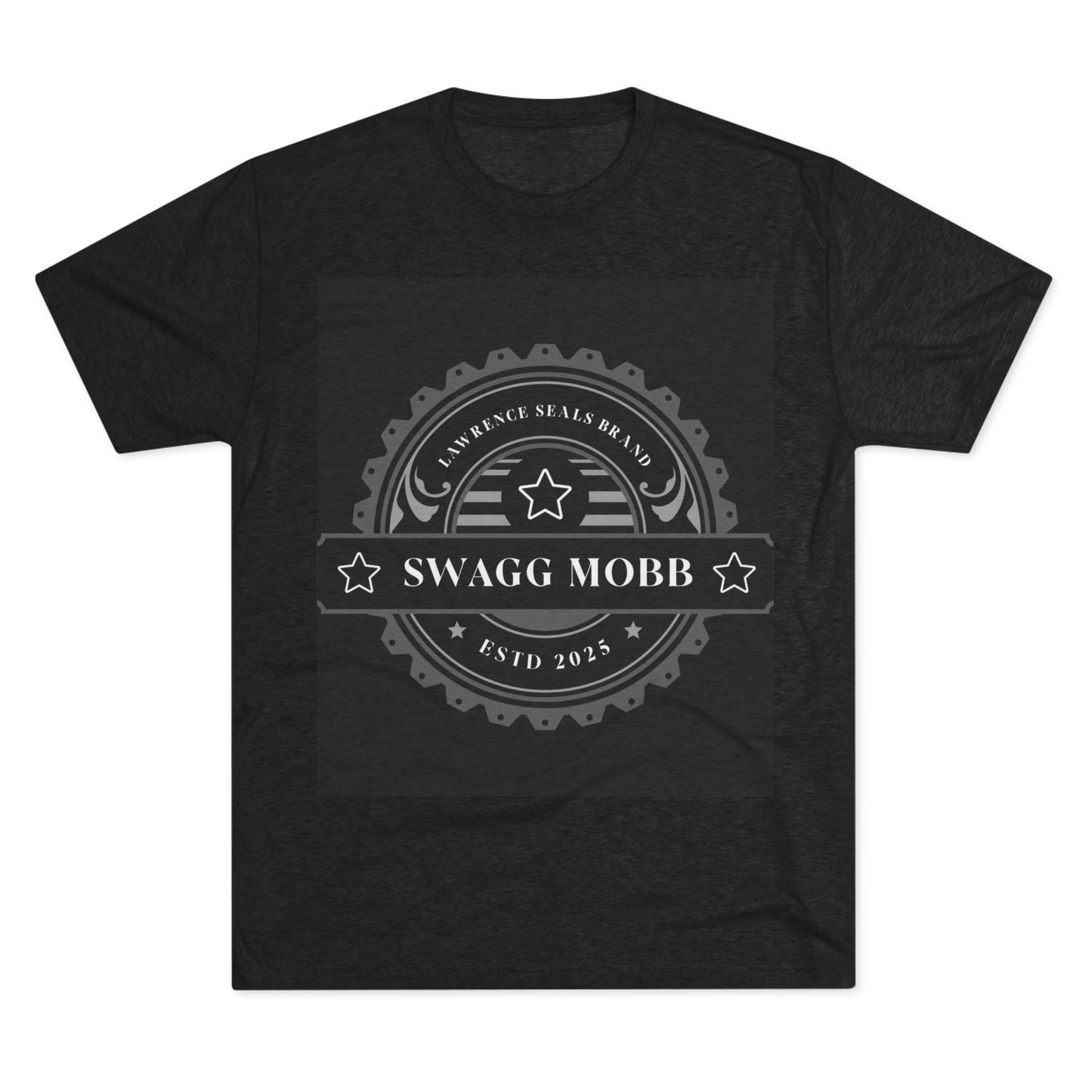 Swagg Mobb Logo Tee — Vintage Badge Graphic T-Shirt