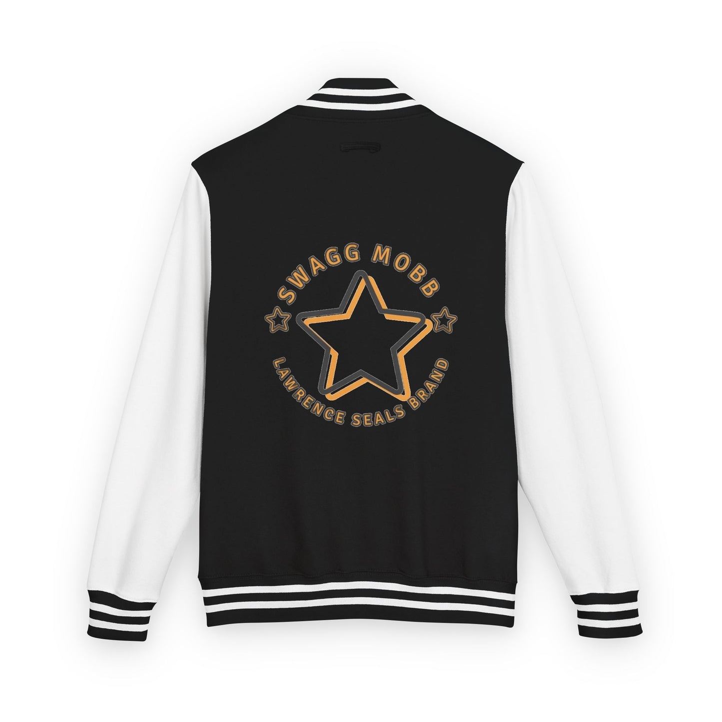 Unisex Heavyweight Letterman Jacket - Stylish Star & Badge Design, Sports Apparel, Cozy Layer, Perfect Gift for Graduations, Birthdays