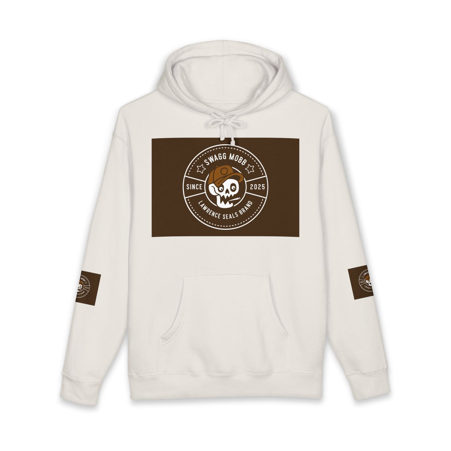 Skull Badge Hoodie – Stoner's Daily Brew Coffee Logo Sweatshirt