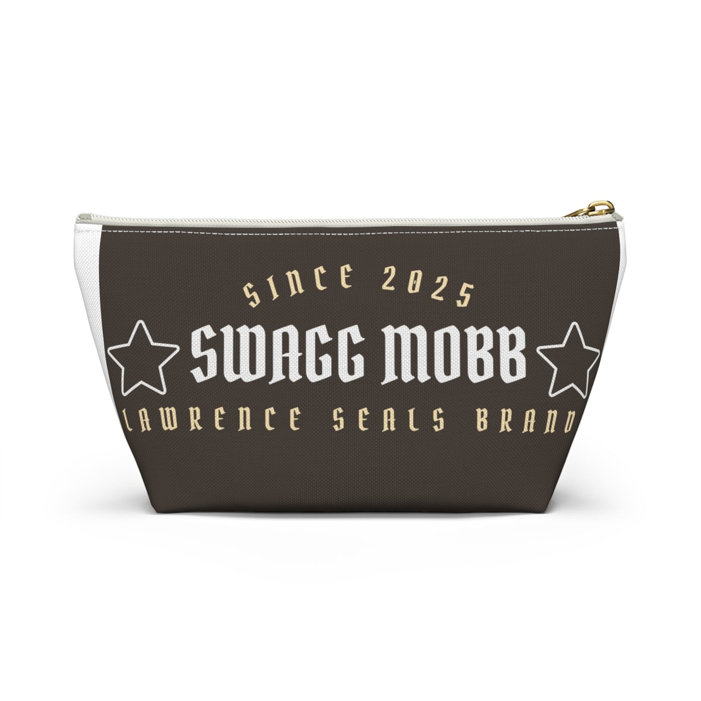 Chic T-bottom Accessory Pouch, Stylish Makeup Bag, Travel Organizer, Gift for Her, Eco-friendly Essentials Case