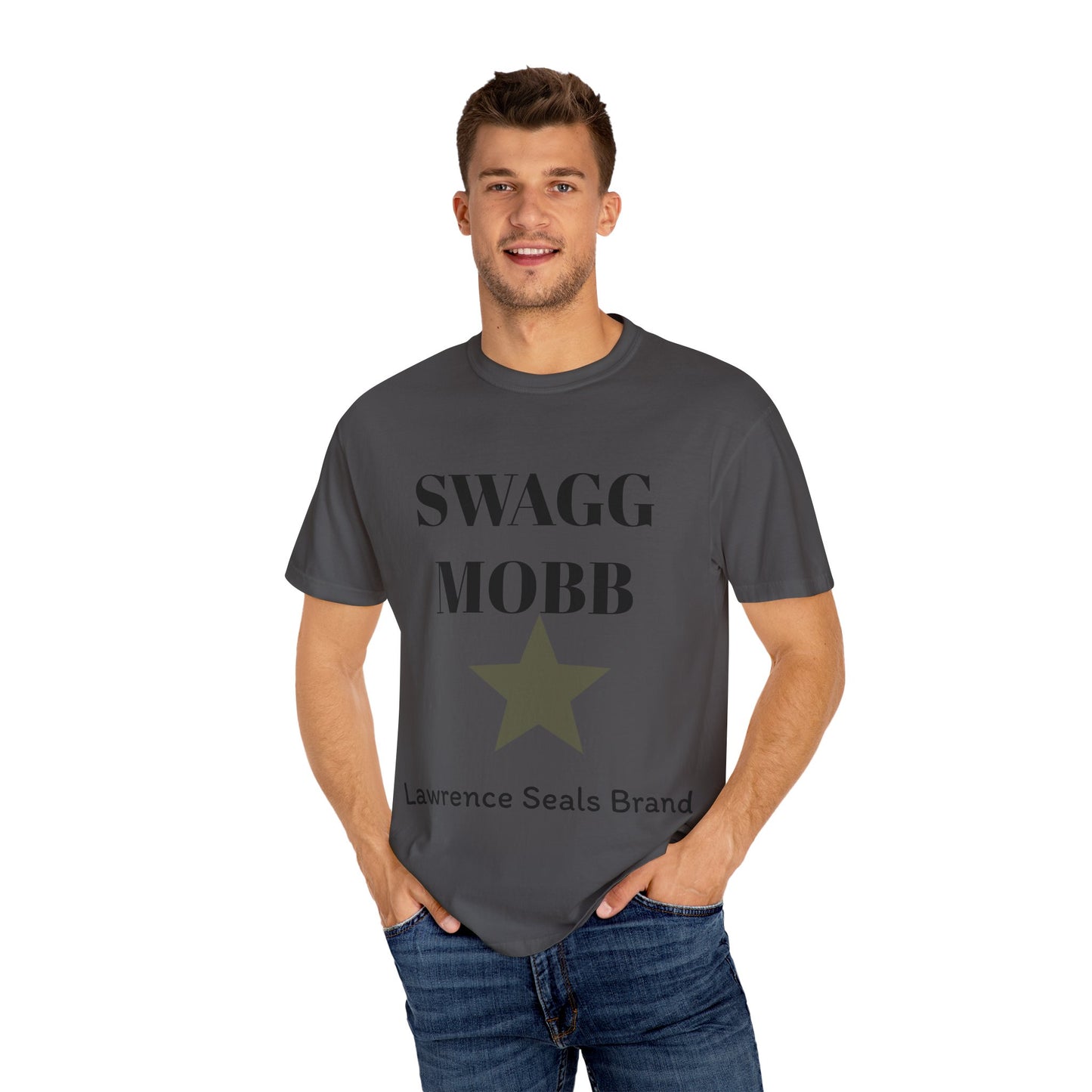 Stylish SWAGG 10BB Unisex Garment-Dyed T-Shirt, Casual Wear, Streetwear, Gift for Him/Her, Comfortable Everyday Tee