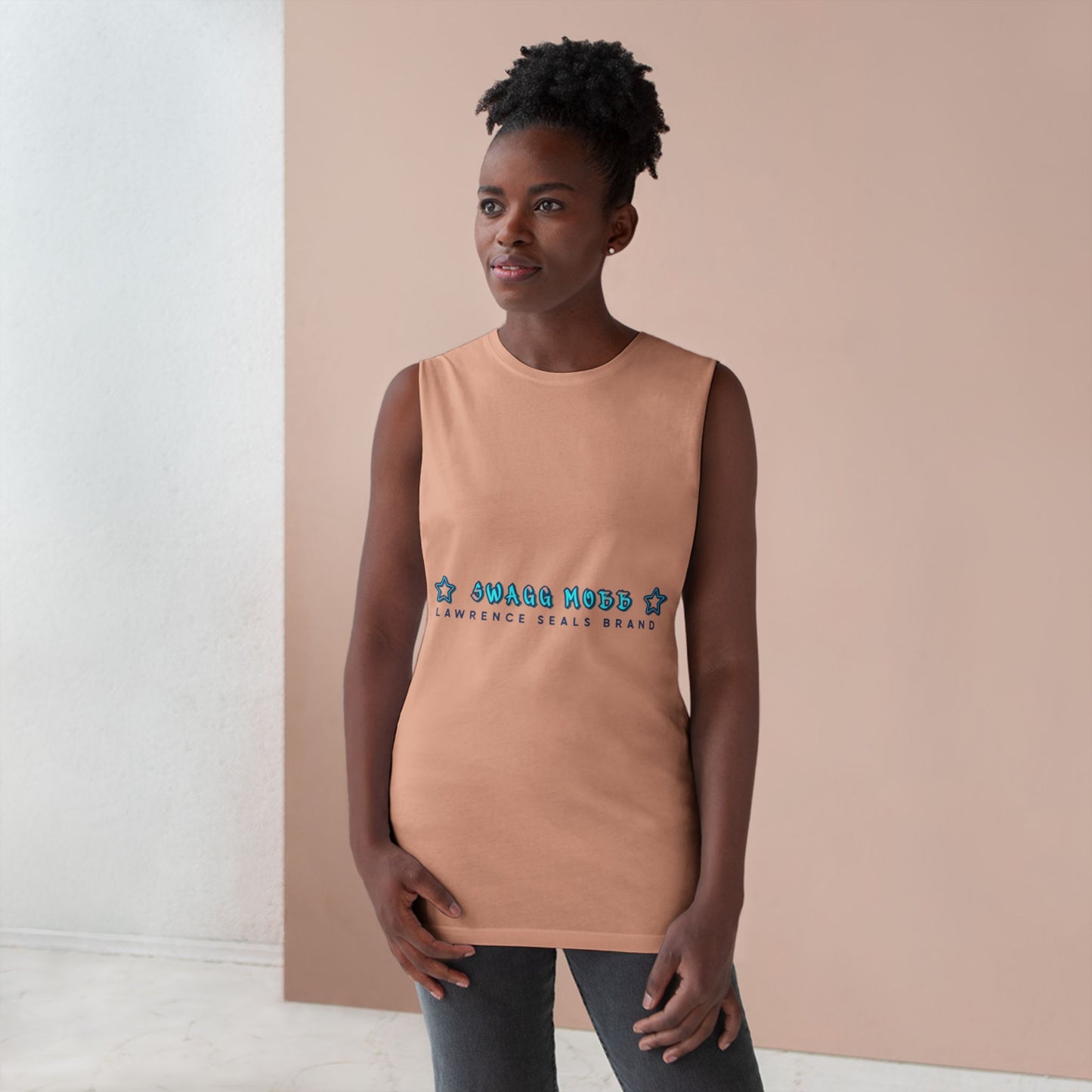 Unisex Barnard Tank Top - Casual Vibe with 'Share More' Design