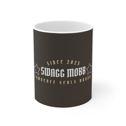 Swagg Mobb Mug | 11oz Coffee Cup | Trendy Gift for Friends | Unique Drinkware | Fun Collectible