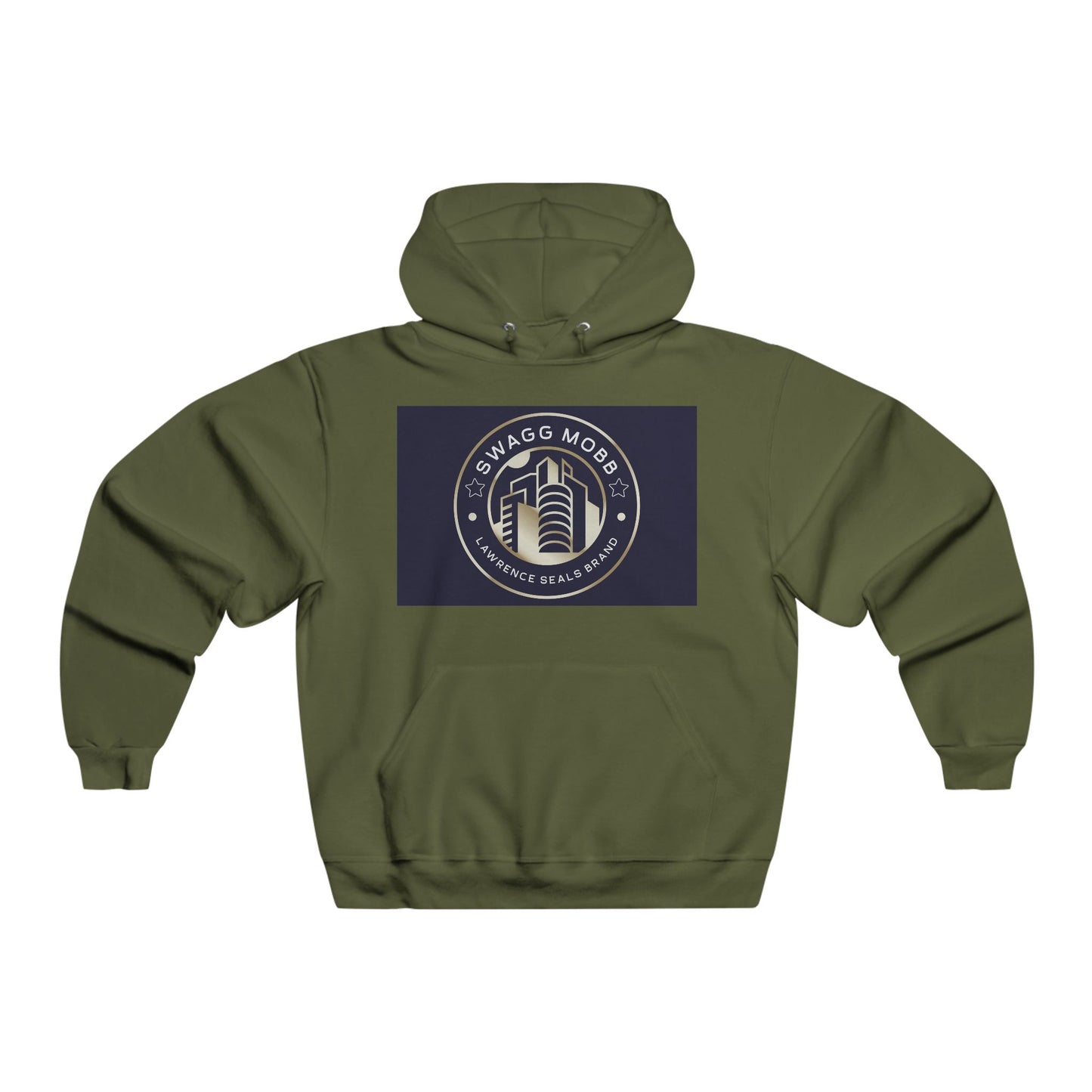 Vintage Microphone Logo Hoodie — Swag & Hodge Music Crew Sweatshirt