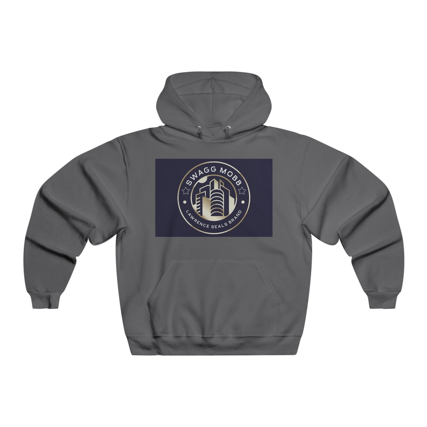 Vintage Microphone Logo Hoodie — Swag & Hodge Music Crew Sweatshirt