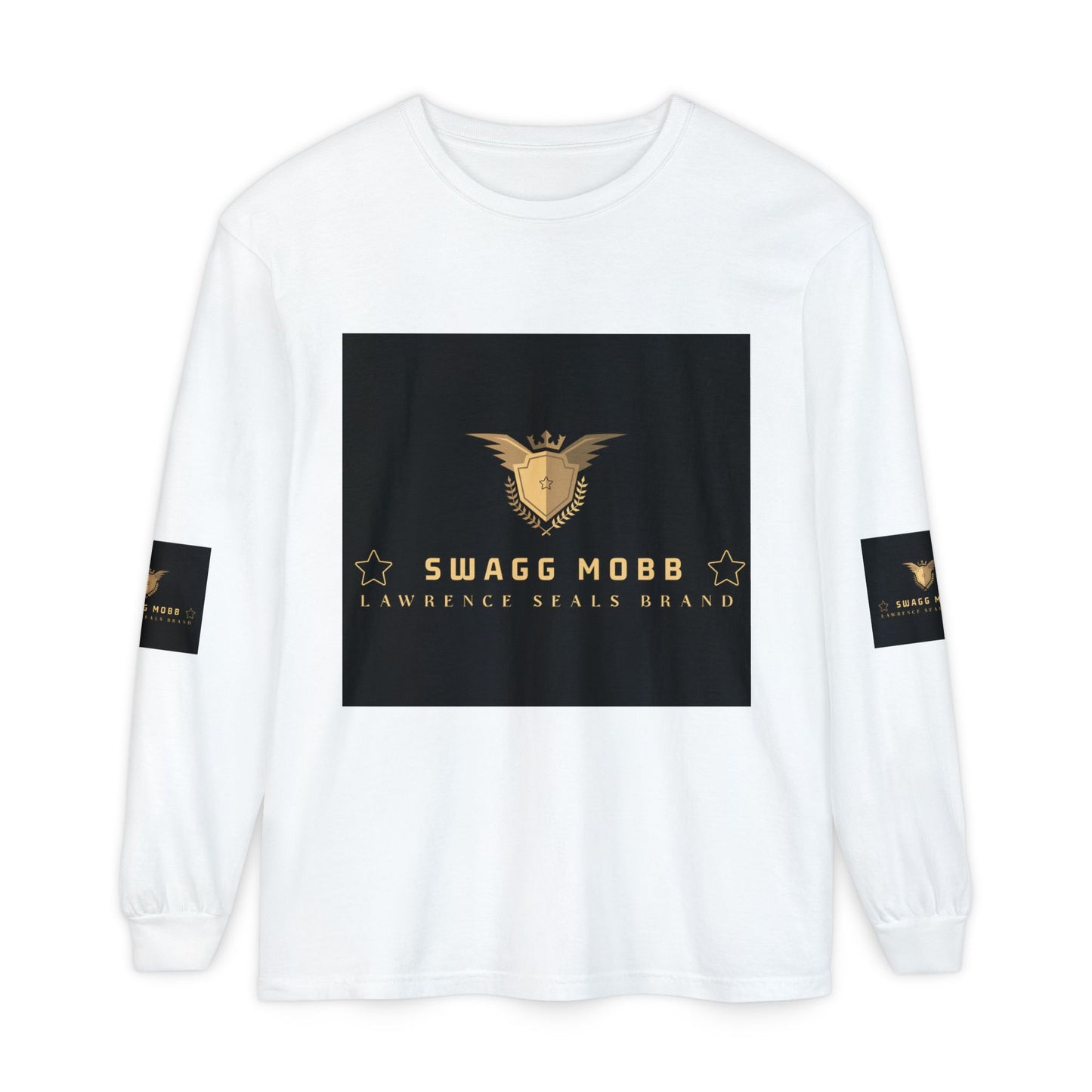 Swagg Mobb Eagle Logo Long Sleeve T-Shirt