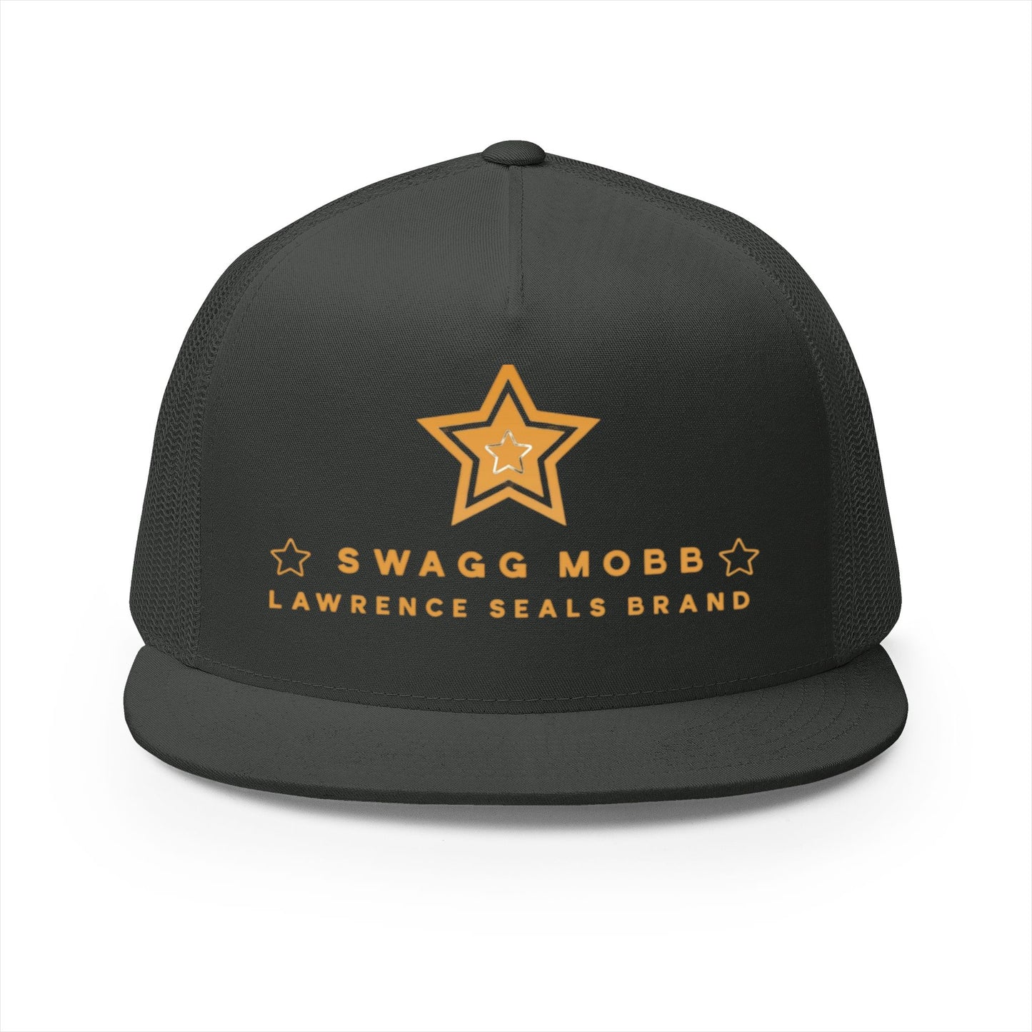 Swagg Mobb Trucker Cap – Lawrence Seals Brand Star Logo