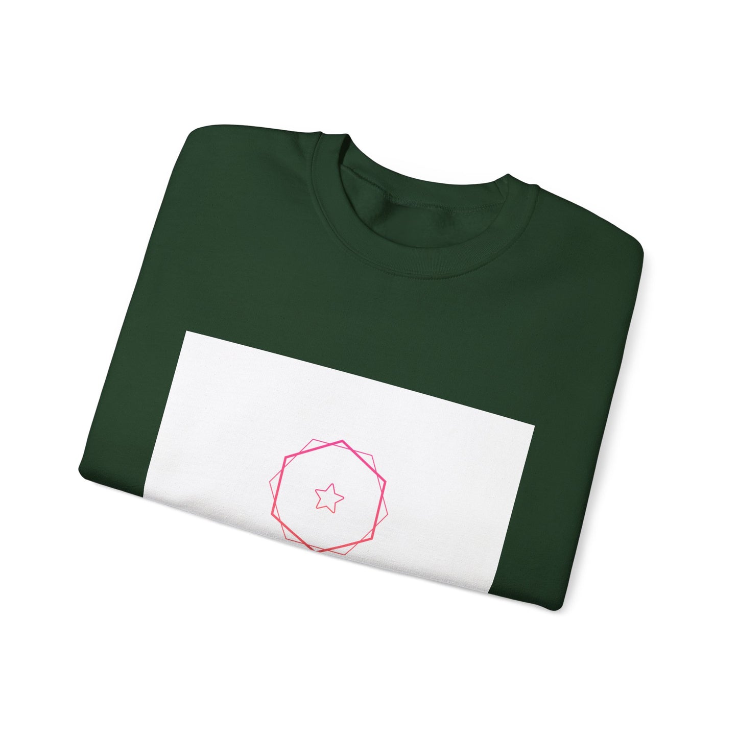 Crewneck Sweatshirt — Minimal Pink “Swagg Mobb” Logo