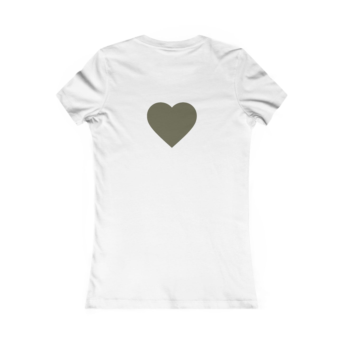 Women's Favorite Tee — Minimal Pink Logo Slim Fit T‑Shirt