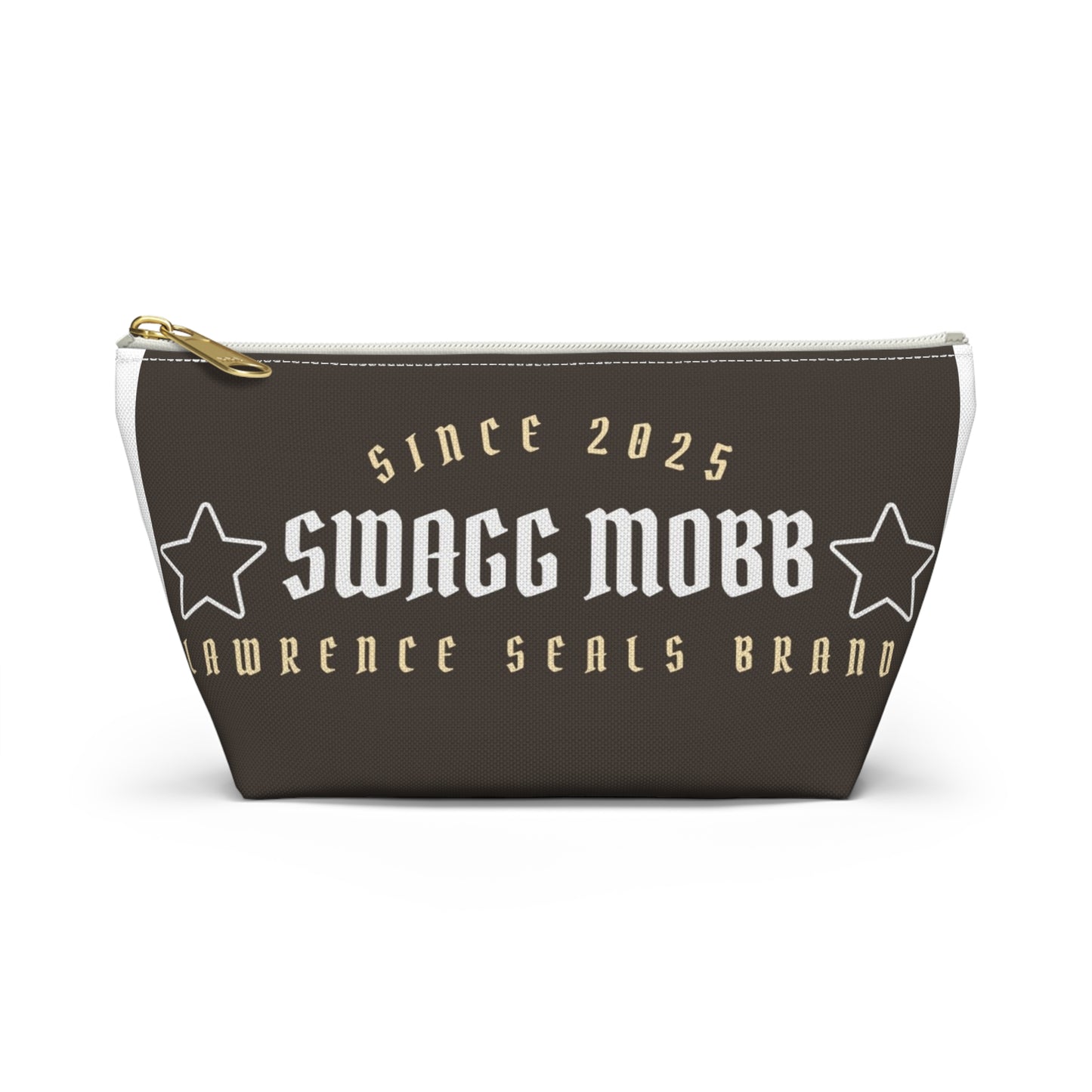 Chic T-bottom Accessory Pouch, Stylish Makeup Bag, Travel Organizer, Gift for Her, Eco-friendly Essentials Case