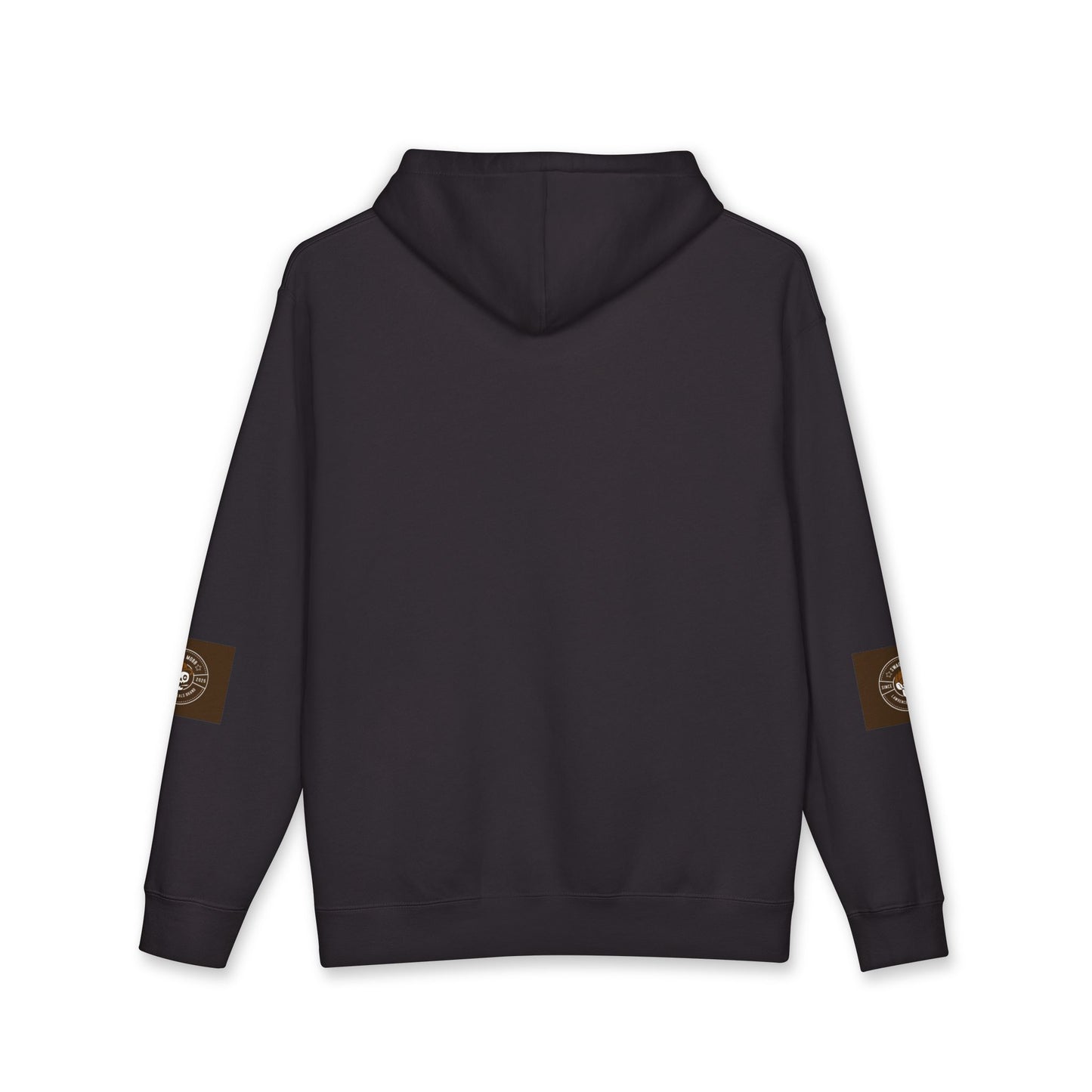 Skull Badge Hoodie – Stoner's Daily Brew Coffee Logo Sweatshirt