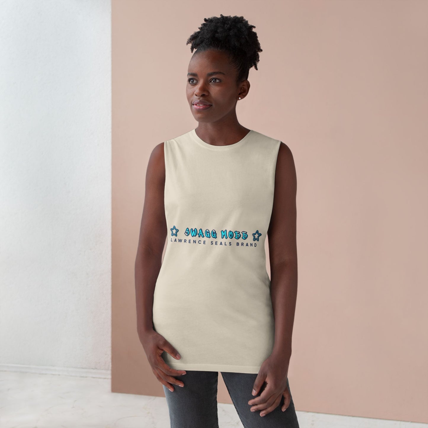 Unisex Barnard Tank Top - Casual Vibe with 'Share More' Design