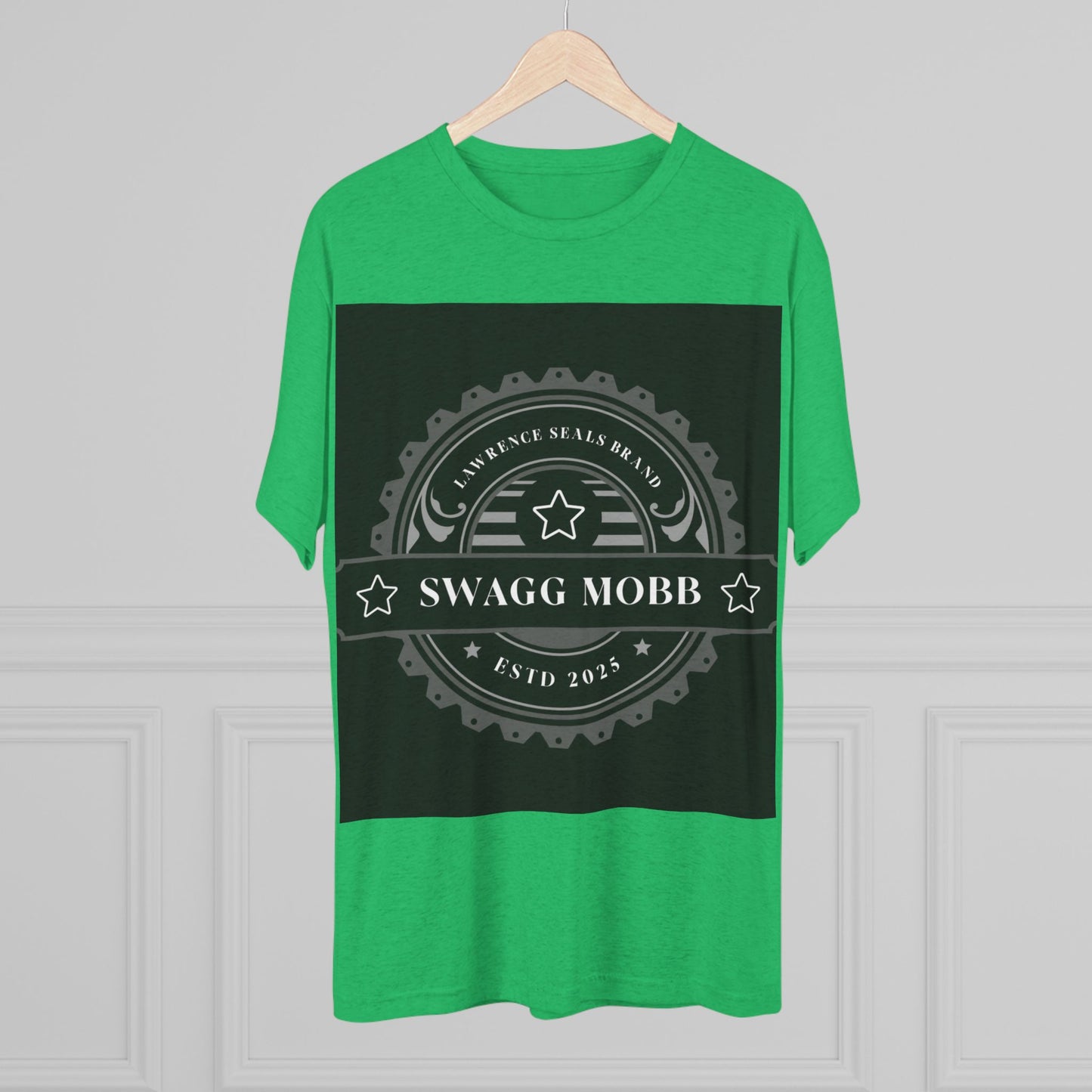 Swagg Mobb Logo Tee — Vintage Badge Graphic T-Shirt