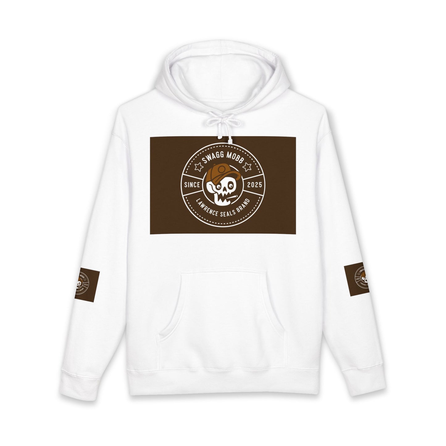 Skull Badge Hoodie – Stoner's Daily Brew Coffee Logo Sweatshirt