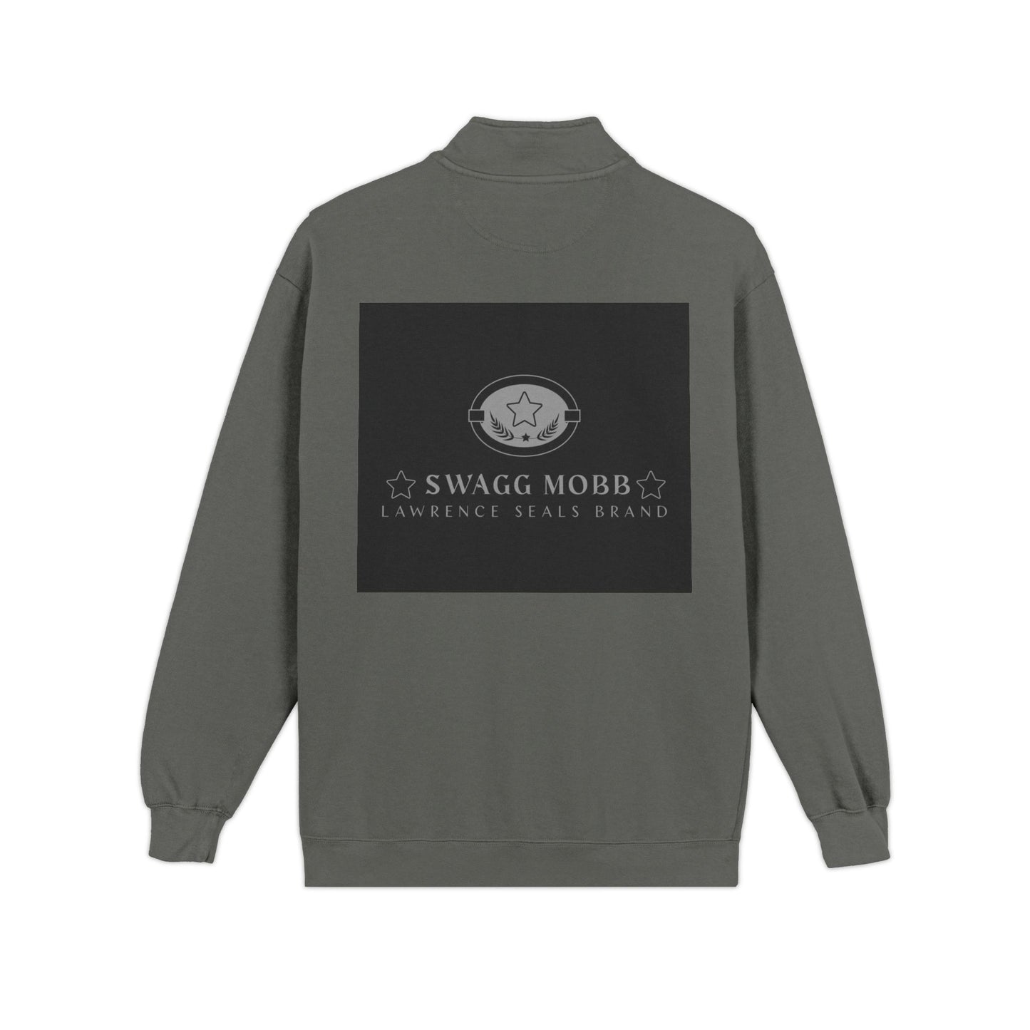Quarter-Zip Sweatshirt — Vintage Crest "Always Forward" Chest Logo