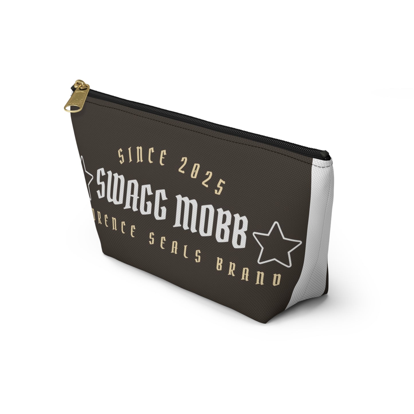 Chic T-bottom Accessory Pouch, Stylish Makeup Bag, Travel Organizer, Gift for Her, Eco-friendly Essentials Case